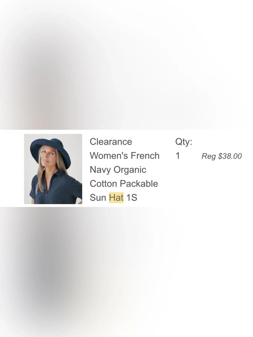 GUC Pact French Navy Sunhat
